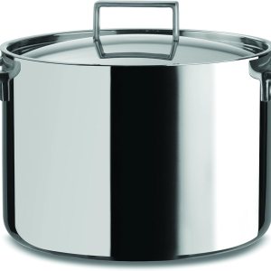 Mepra Attiva – Olla profunda, 2 asas, acabado de acero inoxidable de tres capas, núcleo de aluminio, apta para lavavajillas, 9.4 in, color plateado Mepra Attiva – Olla profunda, 2 asas, acabado de acero inoxidable de tres capas, núcleo de aluminio, apta para lavavajillas, 9.4 in, color plateado