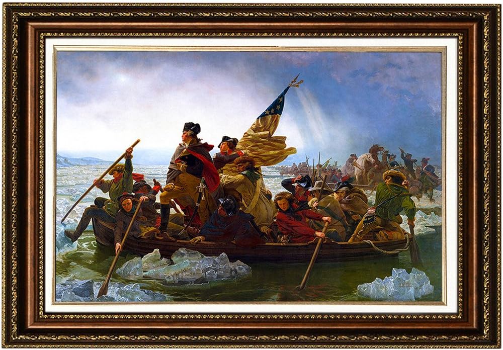 ELITEART – Washington Crossing the Delaware por Emanuel Gottlieb Leutze pintura al óleo de reproducción de pinturas al óleo giclée impresiones en