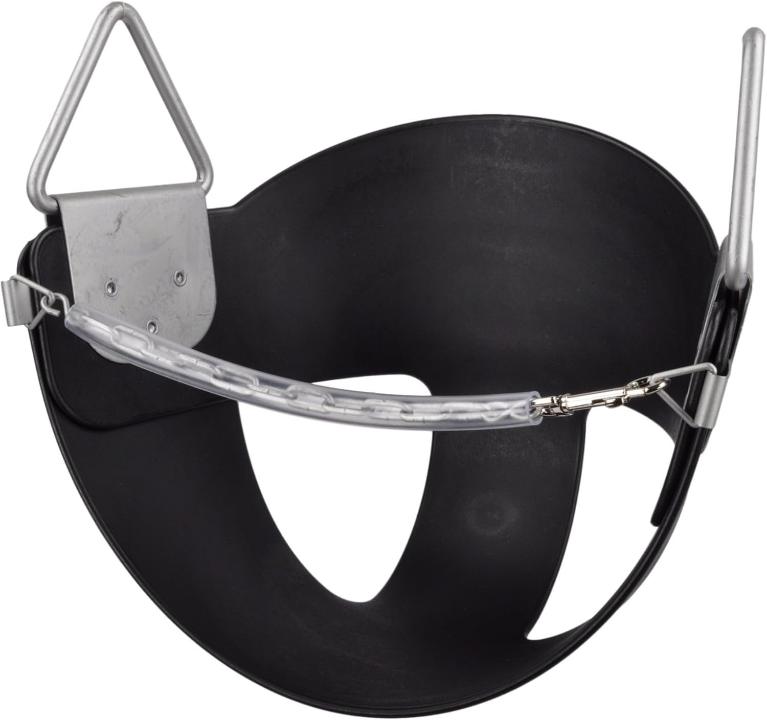 Swing Set Stuff Half Bucket – Solo asiento- con adhesivo SSS, color negro