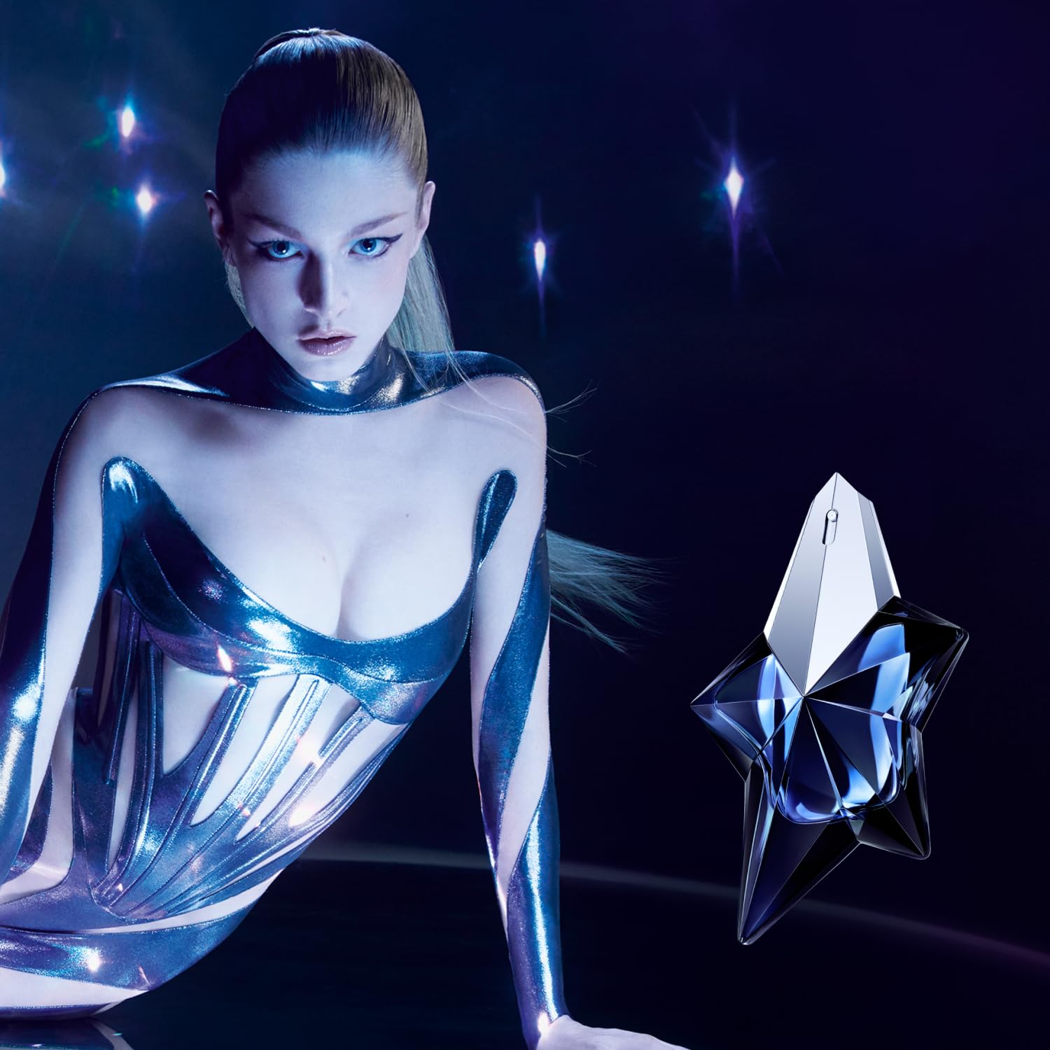 Mugler Angel Elixir – Eau de Parfum – Perfume de mujer – Floral y amaderado – Con sándalo, ámbar y vainilla – Fragancia de larga duración