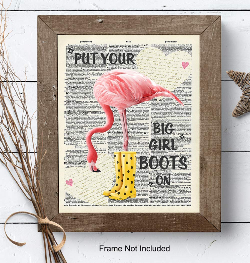 Cute Dictionary Wall Decor for Bedroom – Funny 8×10 Photo Poster – Girls, Kids Room Wall Art Decoration, Home Decor – Chic Motivational Gift for
