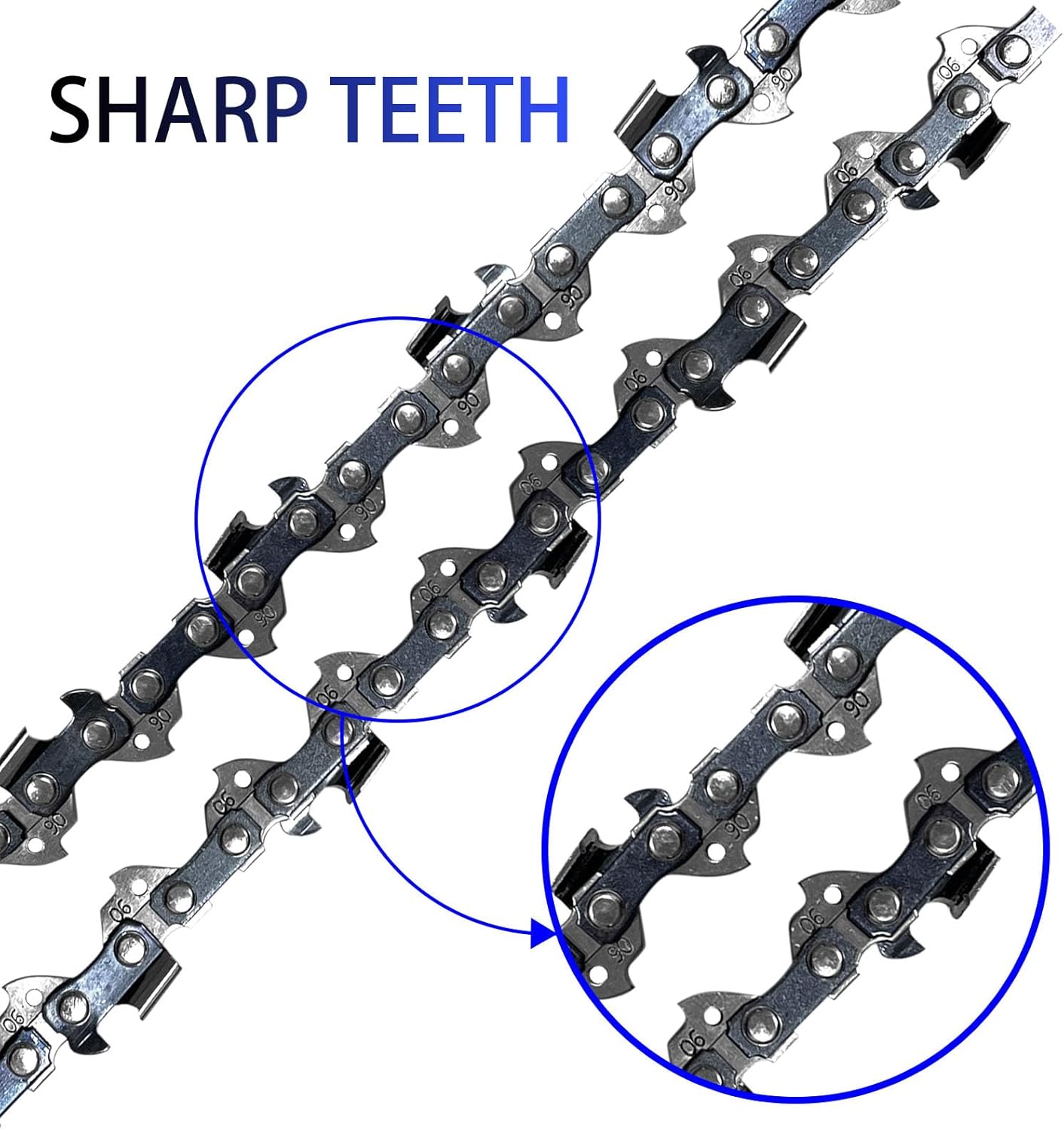 3 cadenas de motosierra de 10 pulgadas, cadena de repuesto para motosierra inalámbrica Black & Decker LCS1020 LCS1020B 20V Max, cadena de 10