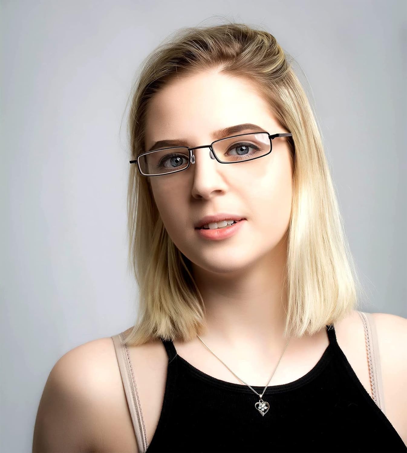 Anteojos de lectura de bolsillo delgados para hombres y mujeres, lentes compactas súper transparentes, lentes con marco de metal con bisagra de