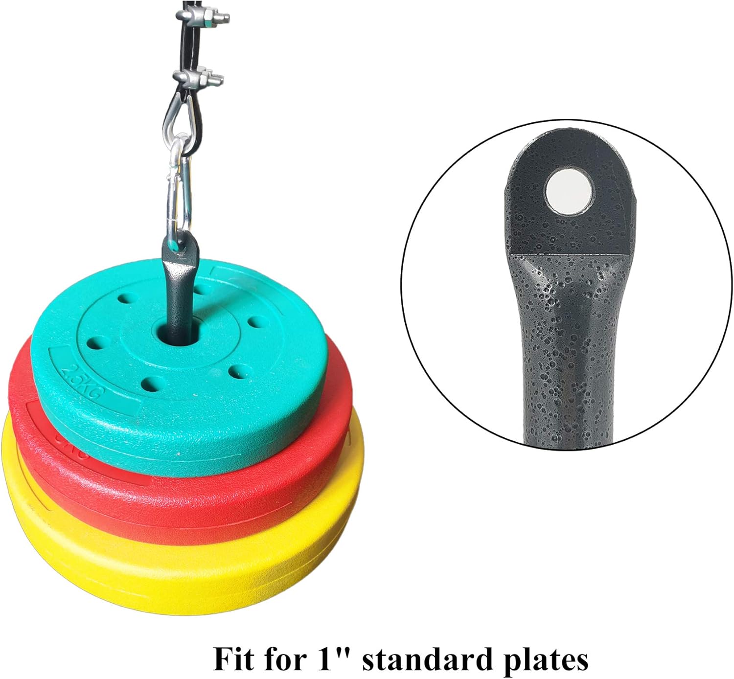 J Bryant Fitness DIY – Polea de carga para máquina de cable, brazo bíceps, tríceps, bláster, entrenamiento de fuerza de mano, equipo de