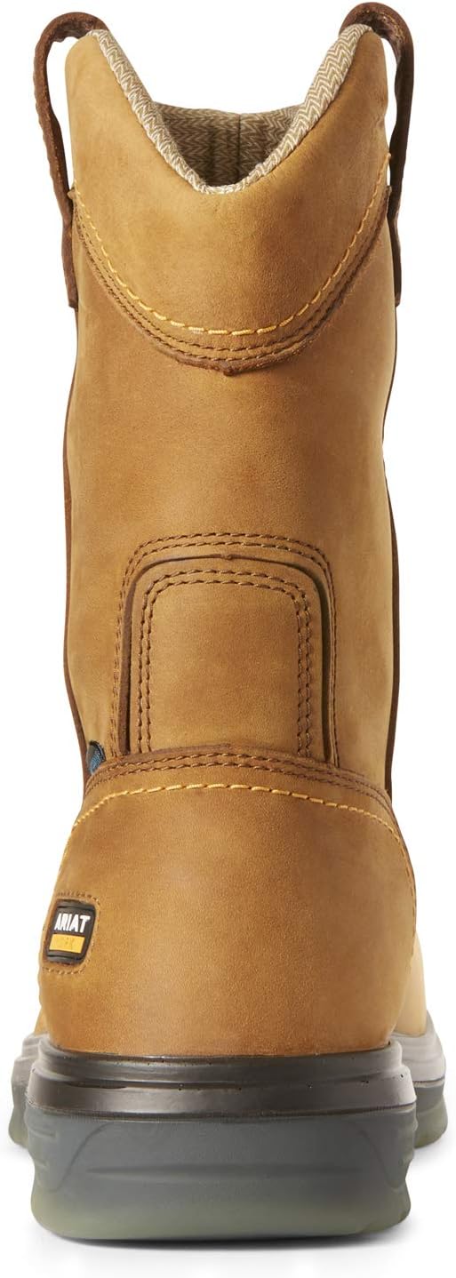 Ariat Botas de trabajo Turbo Pull-On impermeables con punta de carbono para hombre