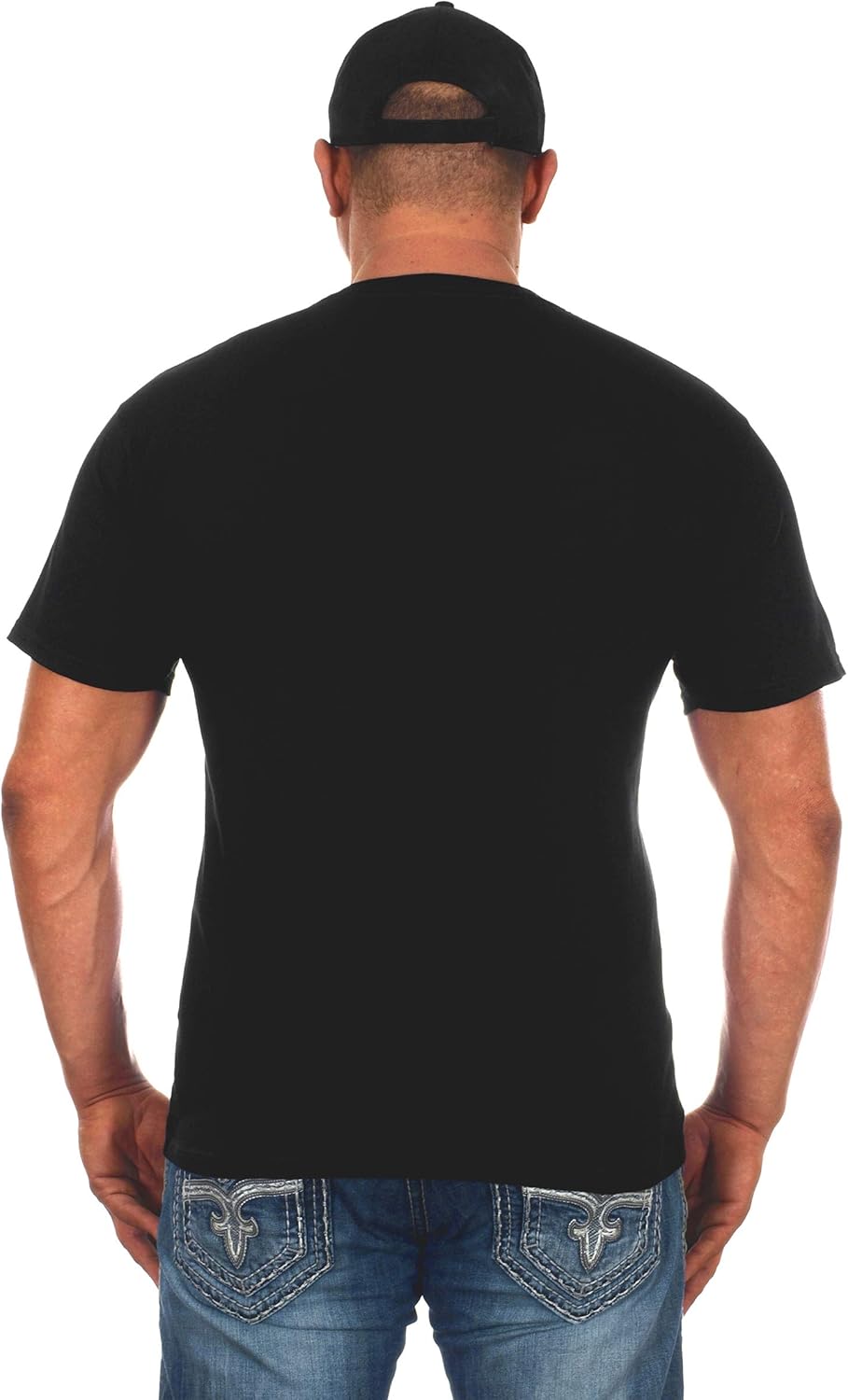 JH DESIGN GROUP Ford F150 – Camiseta de cuello redondo con logotipo desgastado para hombre