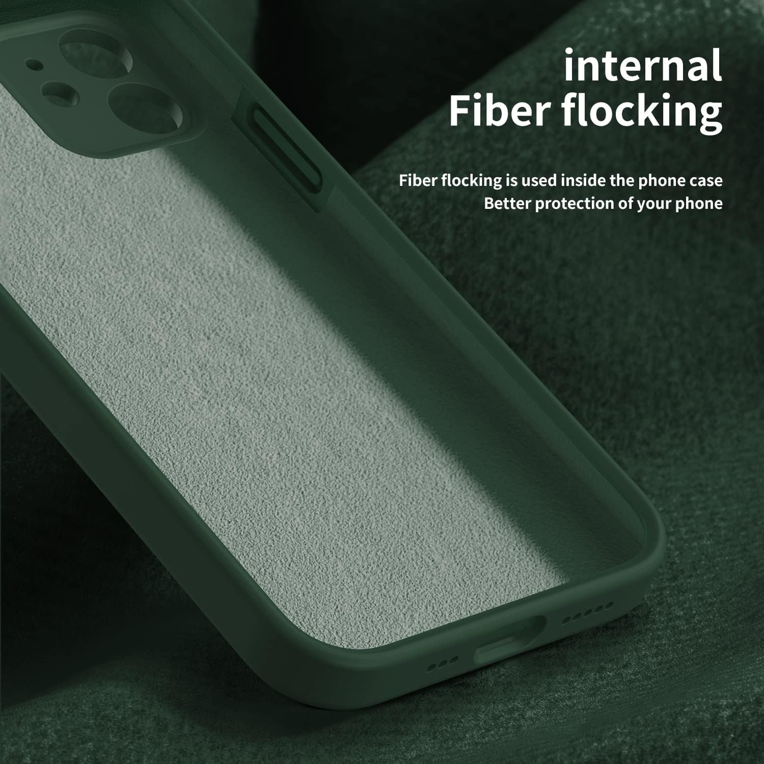 FUNMIKO Funda diseñada para iPhone 12 con protector de pantalla, protección completa con cubierta mejorada para el lente de la cámara, funda