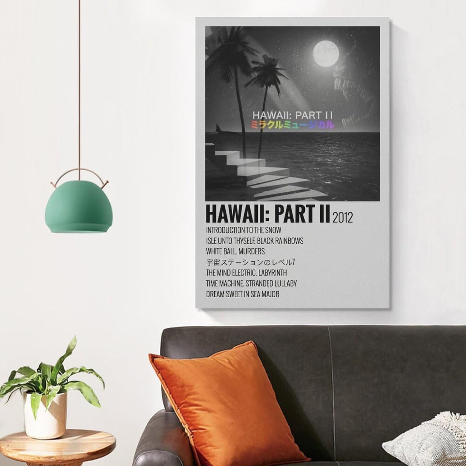 VERIMP Hawaii Part II – Póster musical milagroso para pared, pintura artística decorativa, sala de estar, dormitorio, decoración, regalo, sin marco,