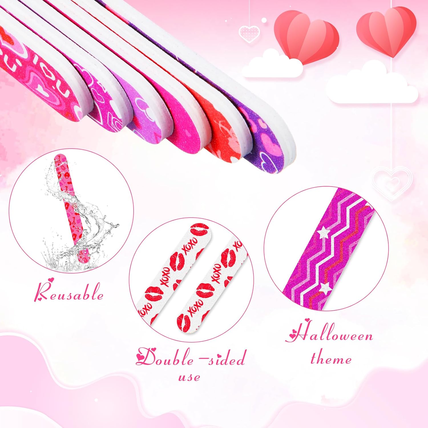 Juego de 200 limas de uñas a granel para uñas naturales, tableros de esmeril de doble cara, limas de uñas, limas de uñas, lima de uñas, herramienta