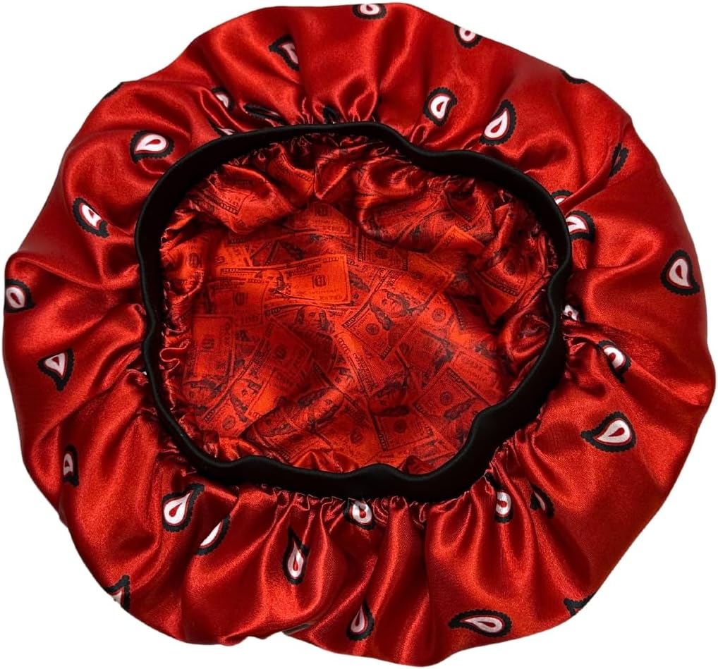Gorro para hombre  Gorro de satén de seda para cabello rizado, rastas y trenzas  Gorro de noche de doble cara para dormir utilizado por hombres y