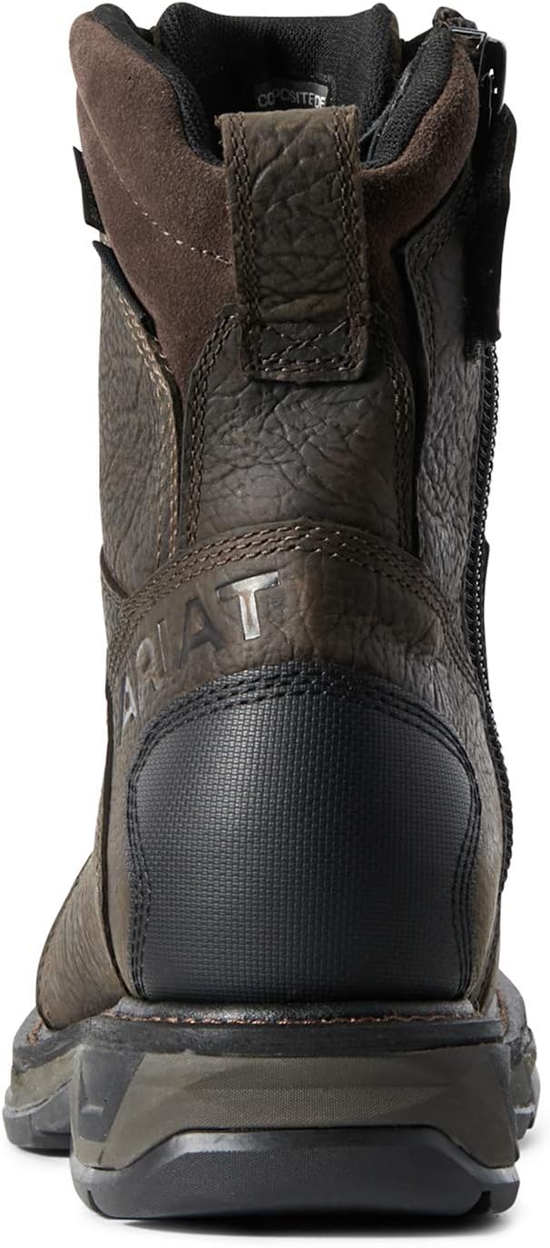 Ariat Workhog Xt – Botas de trabajo para hombre (8.0in, con cremallera lateral, impermeable)
