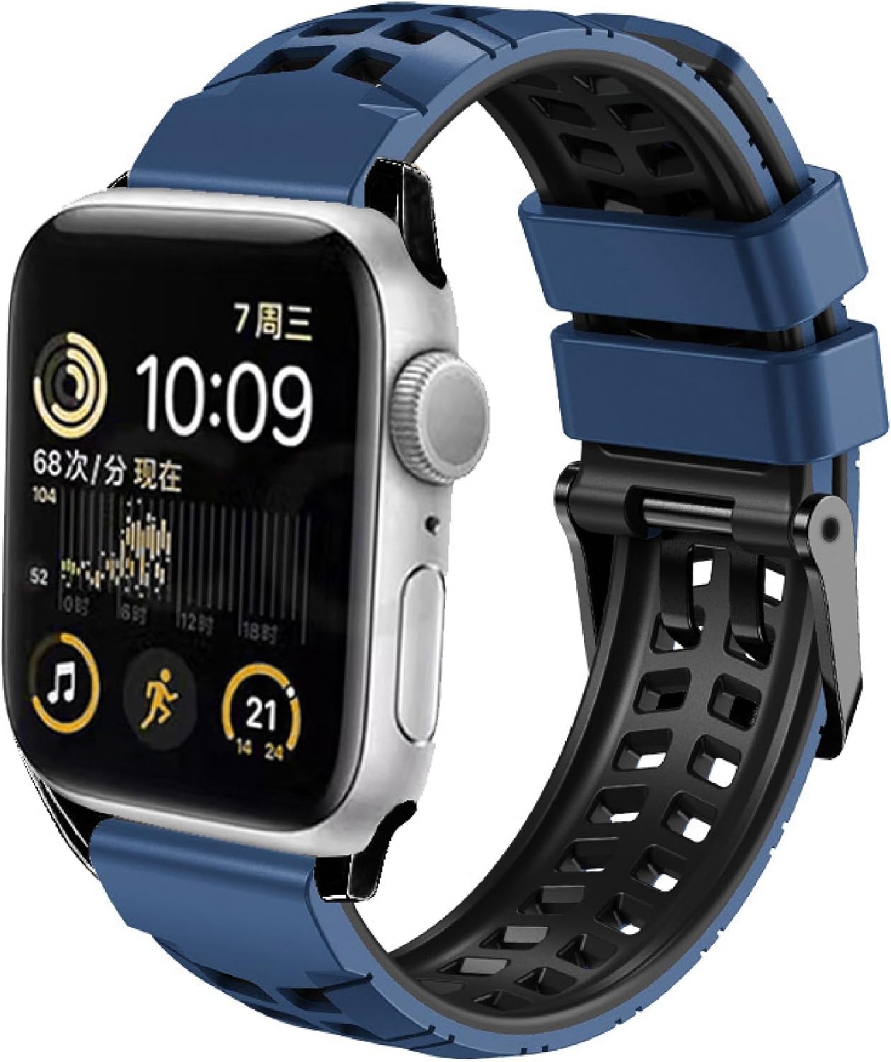 VeveXiao Correas deportivas de diseñador compatibles con Apple Watch Ultra de 1.929 in, 1.772 in, 1.732 in, 1.654 in, 1.614 in, 1.575 in y 1.496 in,