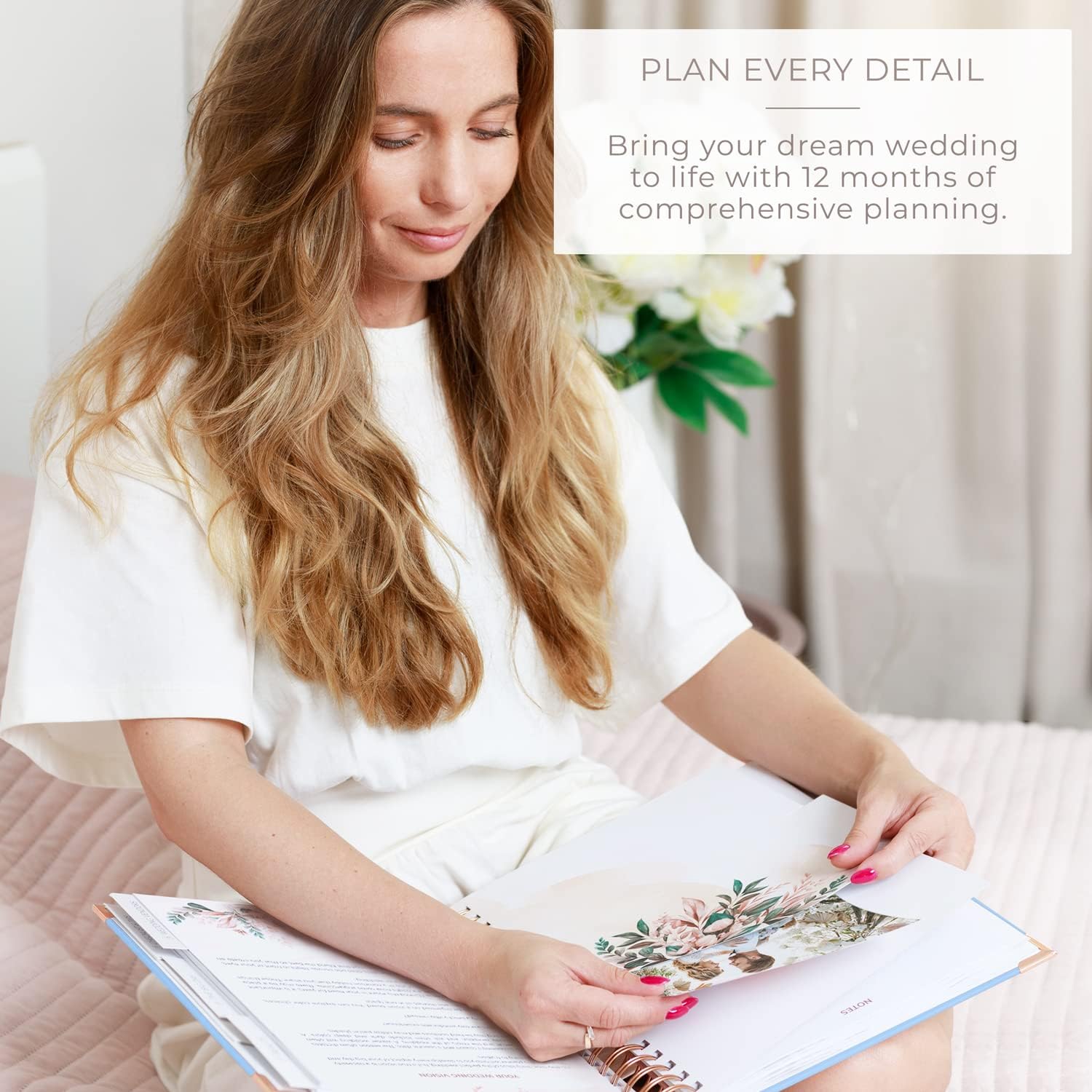 Clever Fox Planificador de bodas – Libro de bodas y organizador para la novia – Carpeta de planificación de bodas con bolsillos, consejos y listas