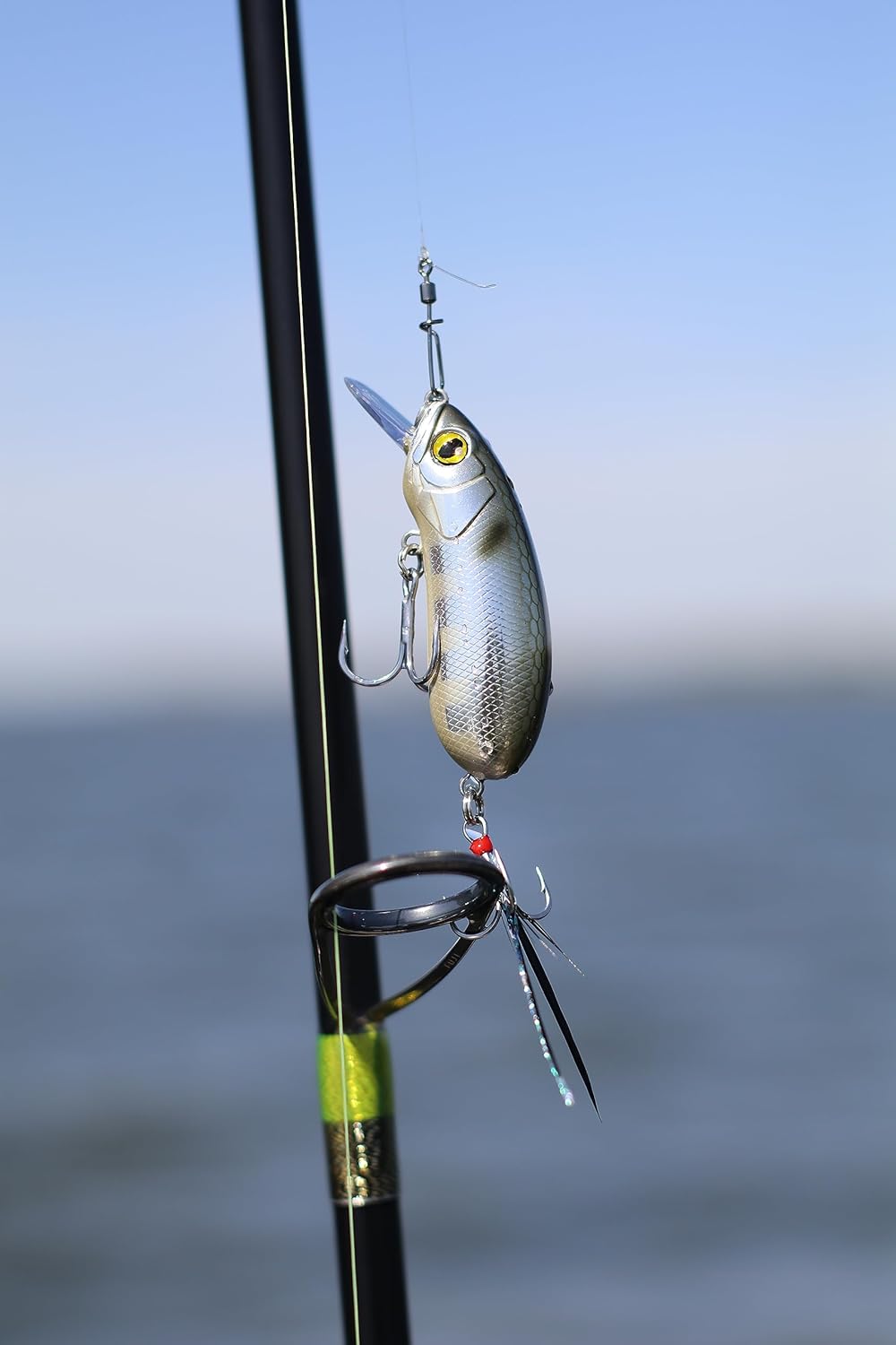 CC60 Crankbaits for Bass Fishing, Slow Sinking, Silent, BKK Hooks, Crankbait, Pike Walleye Musky Fishing Lures, Shallow Diving Crank Bait, Depth 0-3