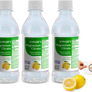 Cisne – Laxante salino de citrato de magnesio, limón (paquete de 3) con tarjeta Randa’s Recipes Cisne – Laxante salino de citrato de magnesio, limón (paquete de 3) con tarjeta Randa’s Recipes