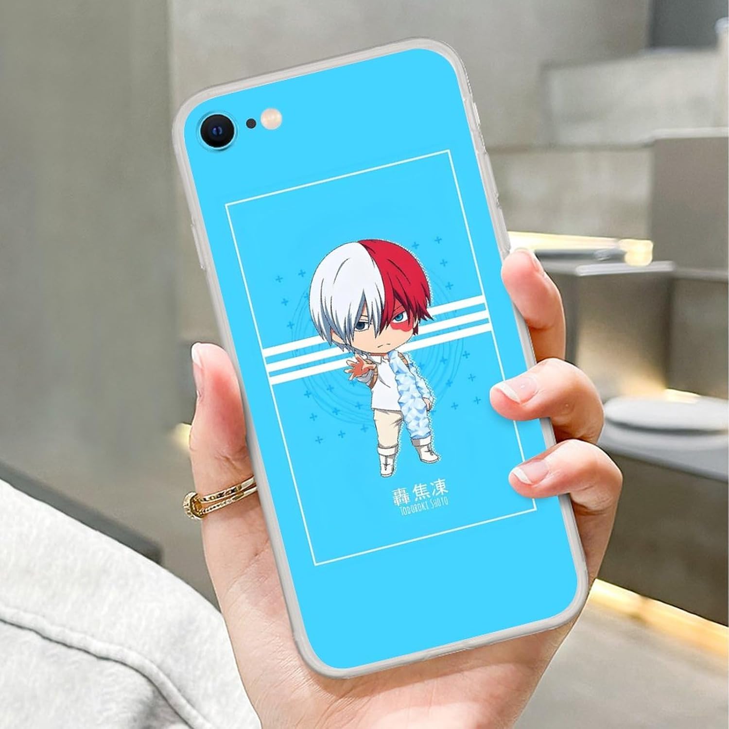 Para Samsung Galaxy A52 5G, Clase A Anime Todoroki Shouto #06 Transparente Protector Suave Silicona A Prueba De Golpes Suave TPU Claro Teléfono