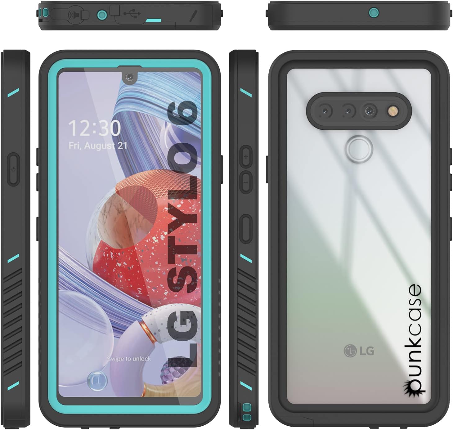 Punkcase Stylo 6 – Funda impermeable Serie Extrema Slim Fit Certificado IP68 A prueba de golpes A prueba de suciedad a prueba de nieve Funda de