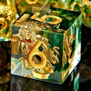 Sharp Edge – Juego de dados DND hechos a mano, 7 accesorios dados para juegos TRPG de Calabozos y Dragones, RPG de múltiples caras, resina Sharp Edge – Juego de dados DND hechos a mano, 7 accesorios dados para juegos TRPG de Calabozos y Dragones, RPG de múltiples caras, resina