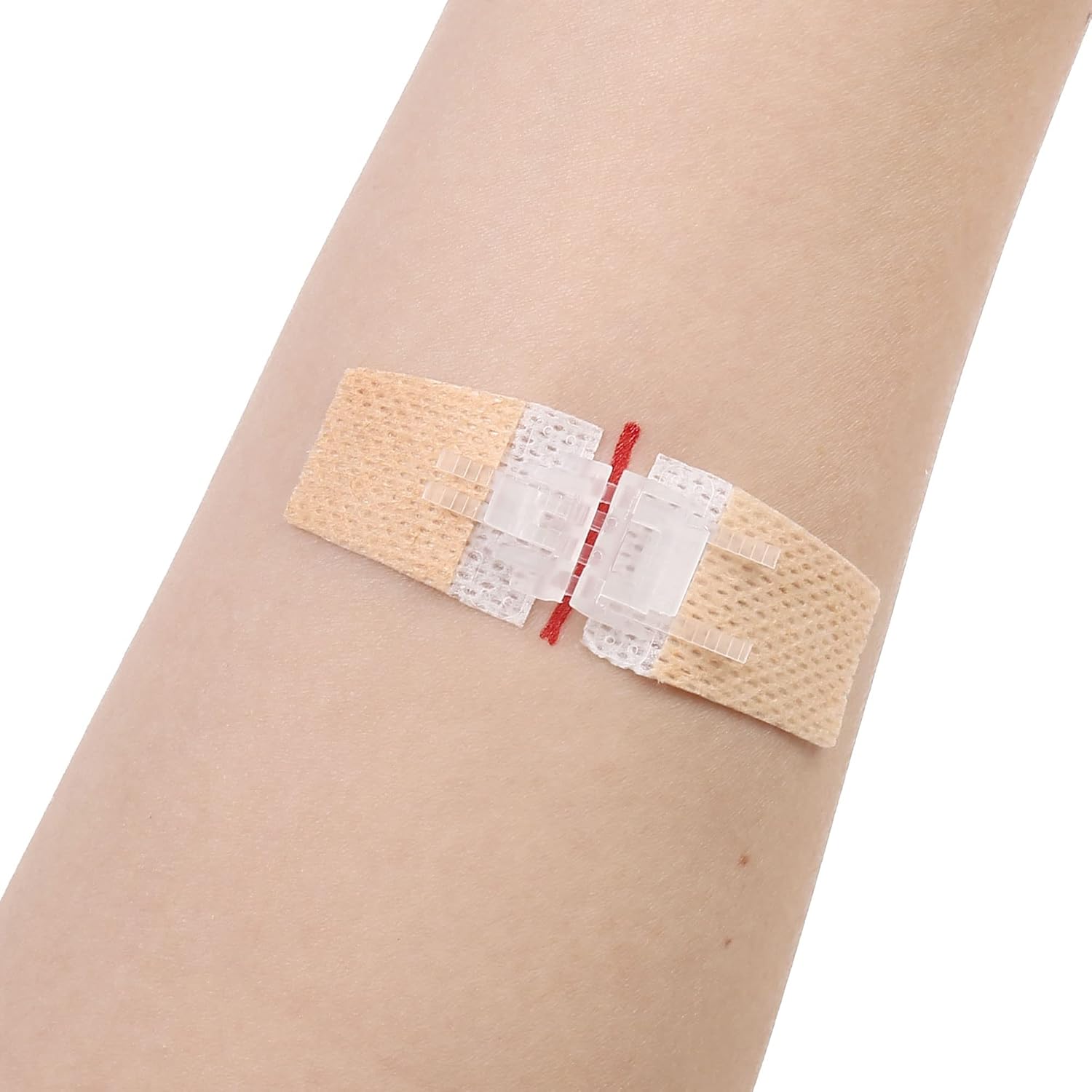 LotFancy Cierres de laceración de emergencia, suministros médicos de primeros auxilios, 4 unidades, vendas de mariposa, kit de tiras de suturas