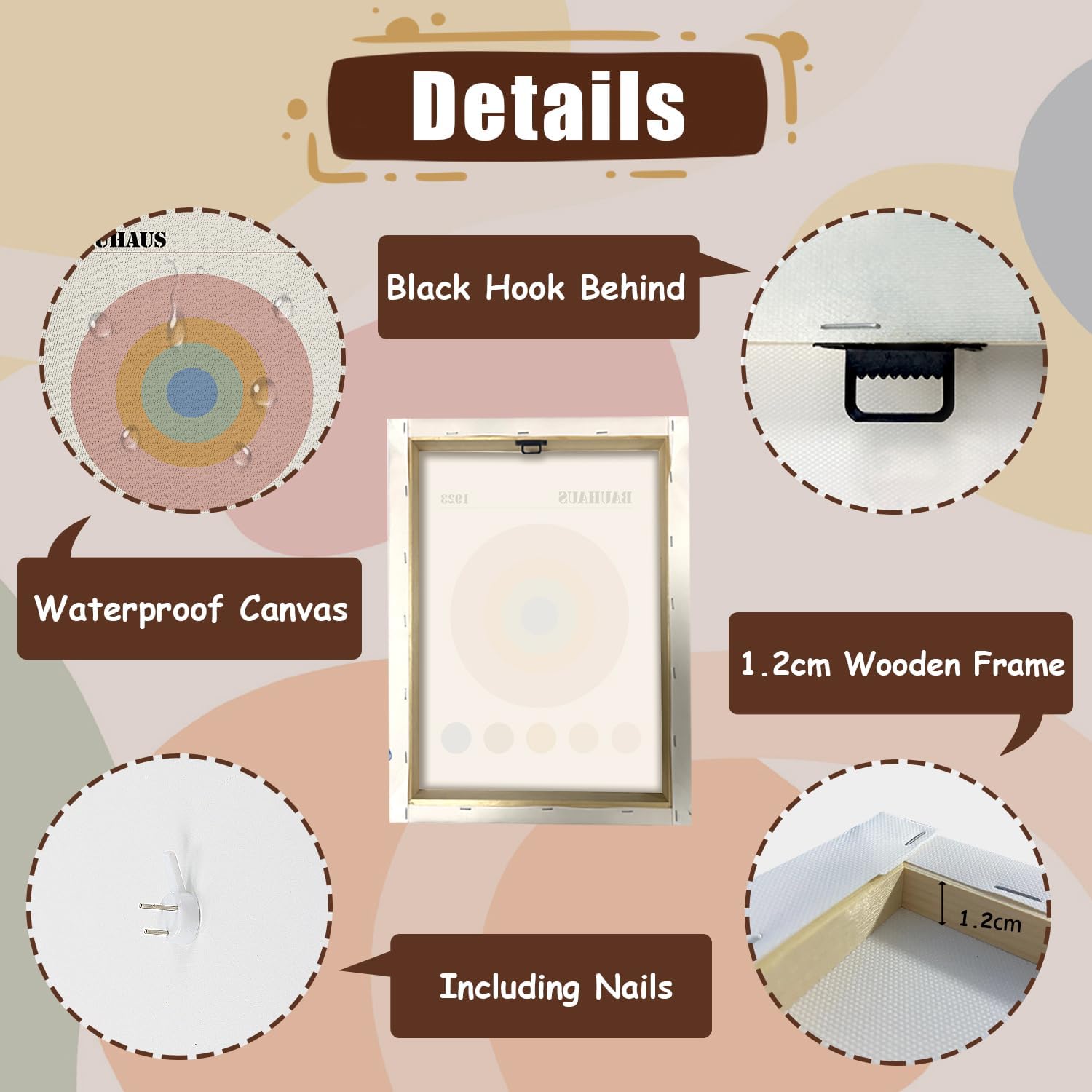 CHDITB Flower Market – Póster de arte para pared, juego de 6 (12 x 16 pulgadas), impresiones retro para dormitorio, decoración de pared, pósteres de