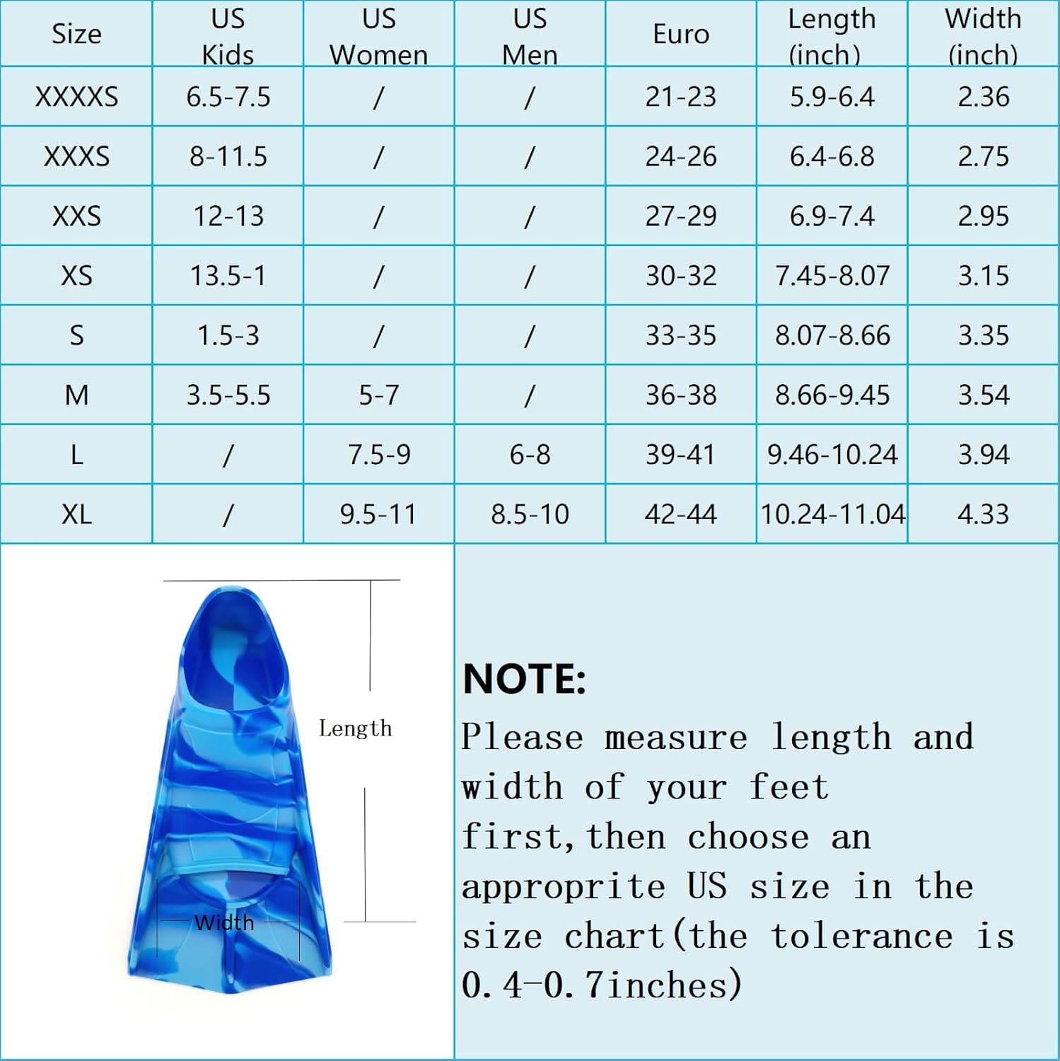 Gugmoy – Aletas de entrenamiento de natación de edición limitada, cómoda aleta de silicona para nadar y bucear, tamaño adecuado para principiantes,
