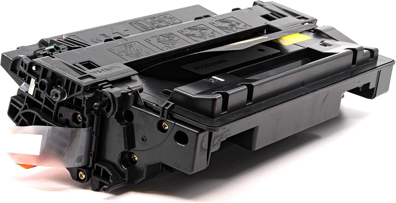Cartucho de tóner compatible con HP CE255A (1 unidad), color negro