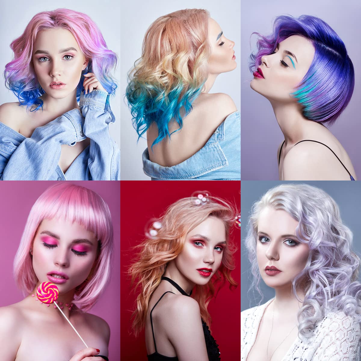 12 extensiones de cabello con clip de colores, para BEAHOT de 22 pulgadas, extensiones largas y rectas con clip sintético, Halloween, cosplay,