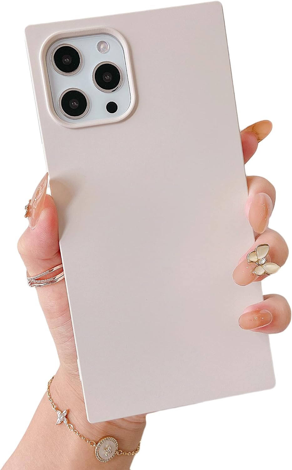 Cocomii Funda cuadrada compatible con iPhone 14, silicona, delgada, mate, suave al tacto, forro de microfibra, resistente a las huellas dactilares,