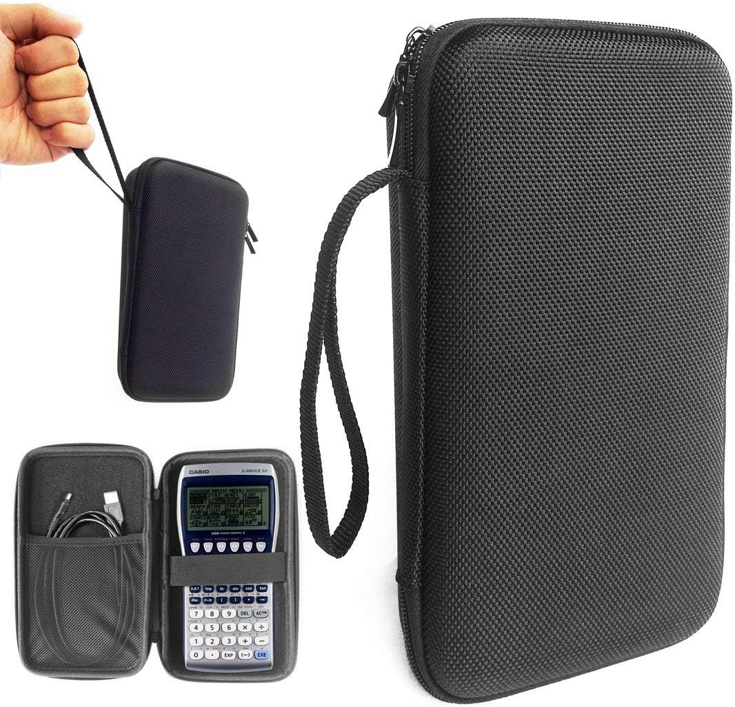 Estuche rígido compatible con calculadora gráfica Casio fx-9860GII