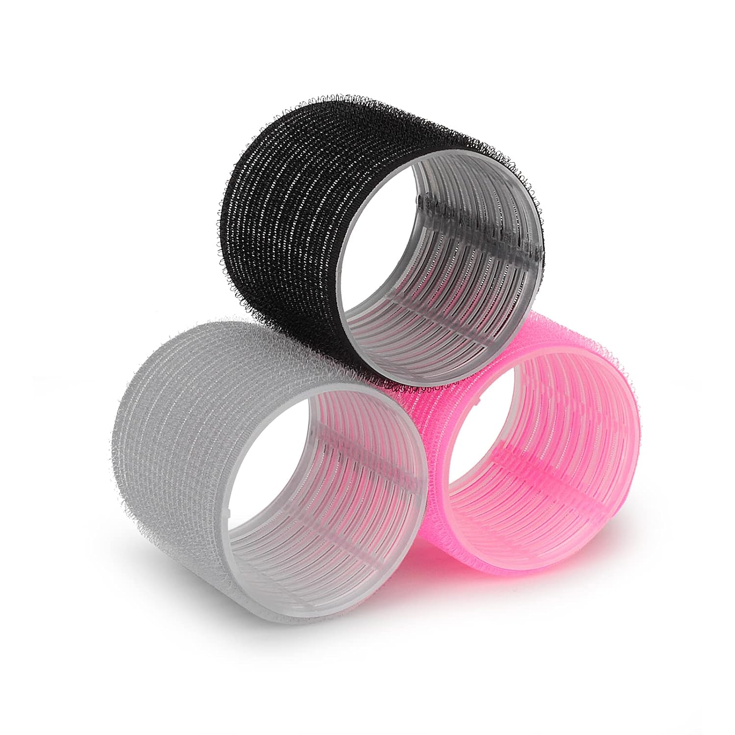 Rizador de pelo sin calor juego de rodillos de pelo de 13 piezas con clips para cabello largo, rizos sin calor para mujeres para cabello medio,