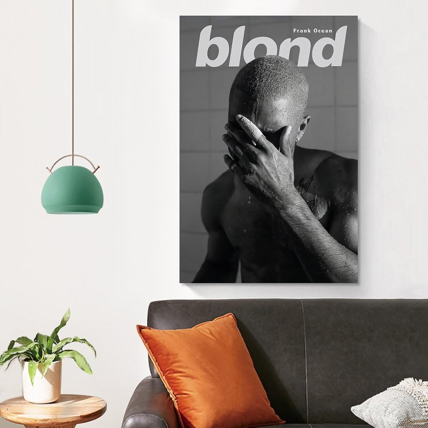 KJV Frank Ocean – Póster de rapero rubio, pintura artística, pintura estética, arte de pared, lienzo para decoración de dormitorio, 16 x 24 pulgadas