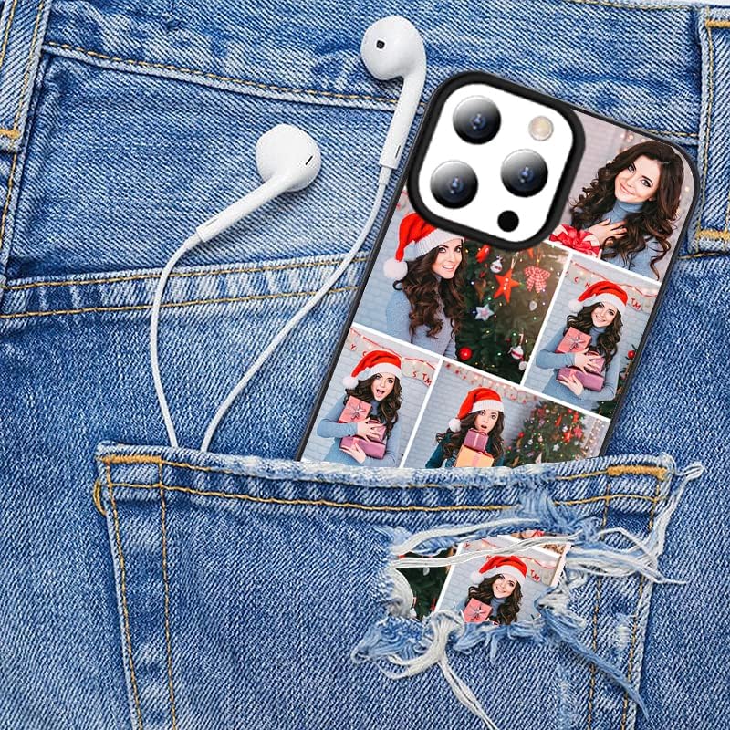 Funda personalizada para iPhone 15 14 13 Pro Max Mini 12 11 Samsung S24 S23 S22 S21 S20 FE Ultra Plus Note 20 A14 A54 A53 A03S A13 A32 A51 Negro