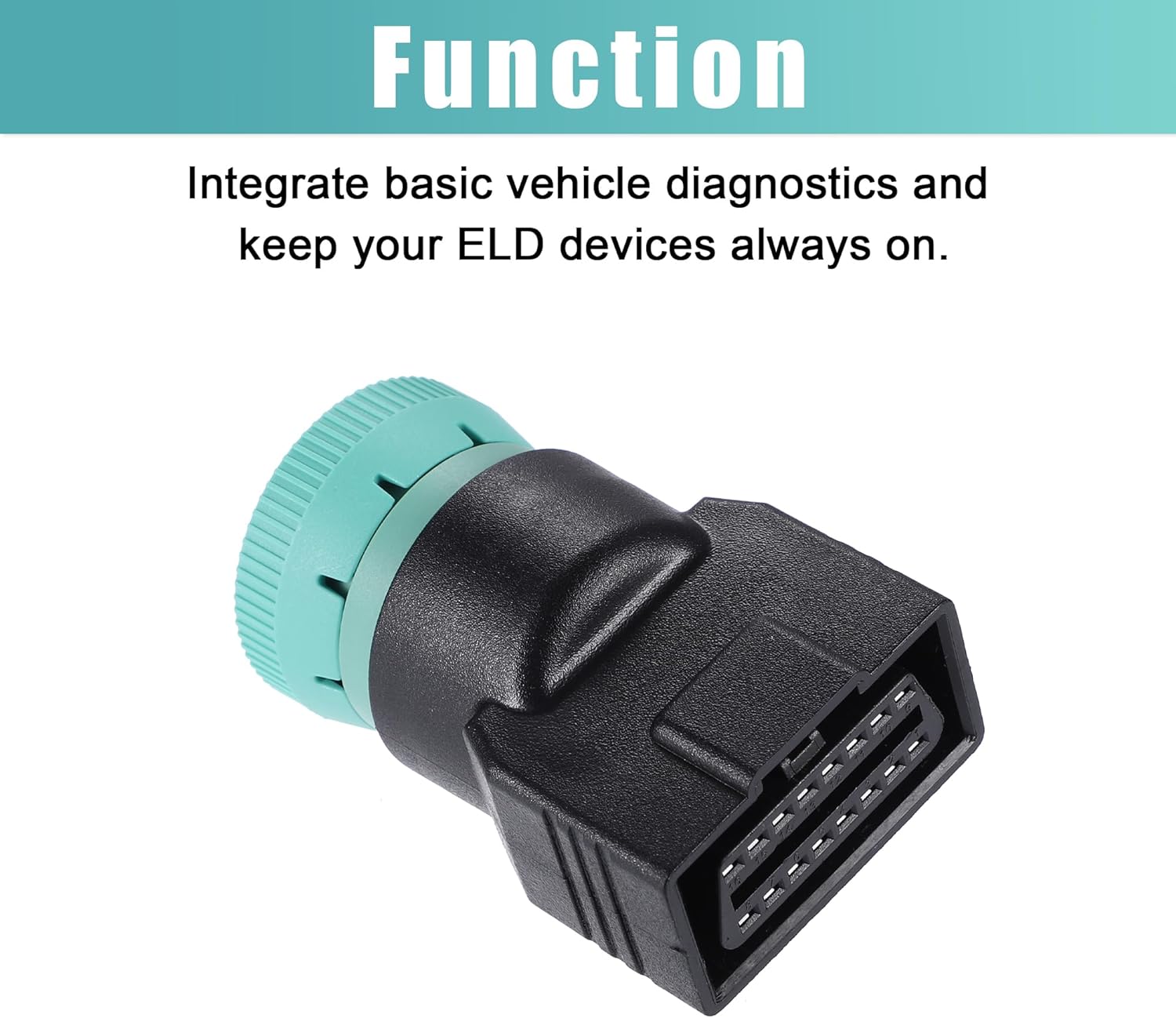 X AUTOHAUX 1 unids tipo 2 OBD2 macho 9 Pin J1939 a OBD2 16 Pin J1962 adaptador hembra OBD dispositivo de diagnóstico Conector convertidor