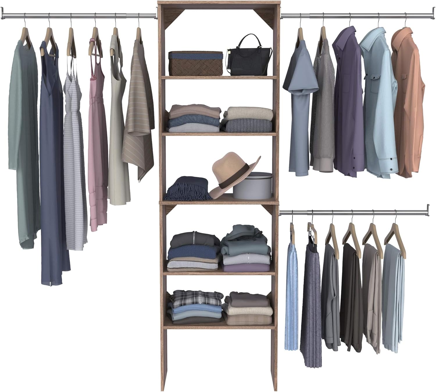 Cubículo ClosetMaid SuiteSymphony de 25 x 6 pulgadas