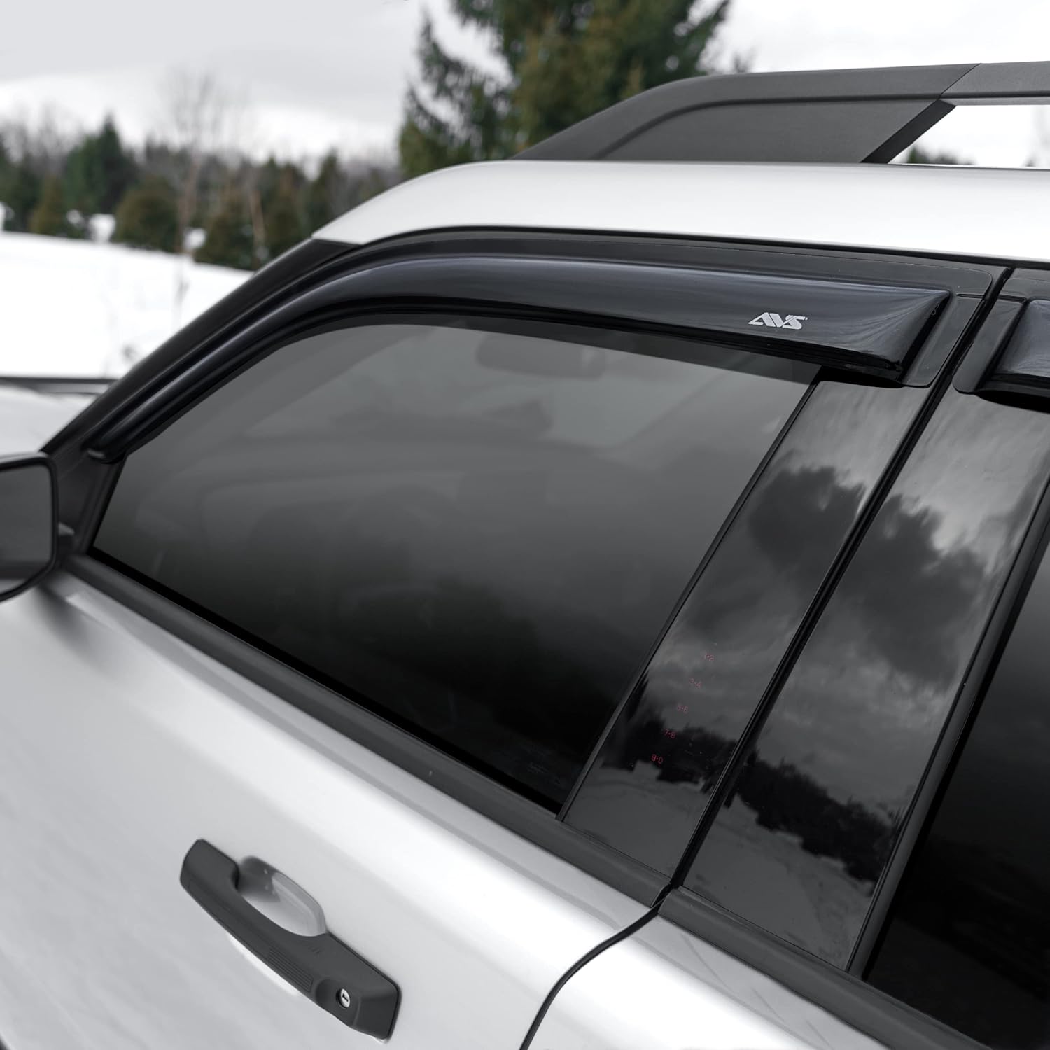 Auto Ventshade AVS Ventvisor  Protectores de lluvia  Montaje exterior  Color humo, 4 piezas  94706  Compatible con Cadillac EscaladeChevrolet