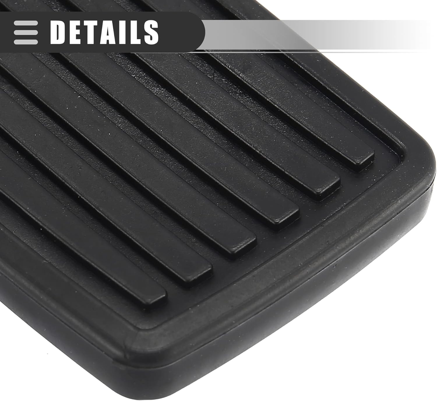 Motoforti Cubierta de la almohadilla del pedal del embrague de freno, para Acura MDX 2007-2012, Caucho, 46545-S84-A81, Negro