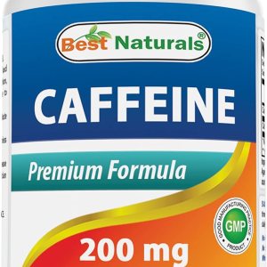 Best Naturals Píldoras de cafeína de 200 mg, 120 unidades Best Naturals Píldoras de cafeína de 200 mg, 120 unidades
