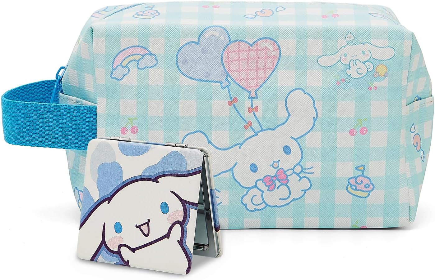 Bonita bolsa de aseo de viaje para mujeres y niñas, kit de Dopp colgante de gran capacidad, bolsa de cosméticos resistente al agua, bolsa de