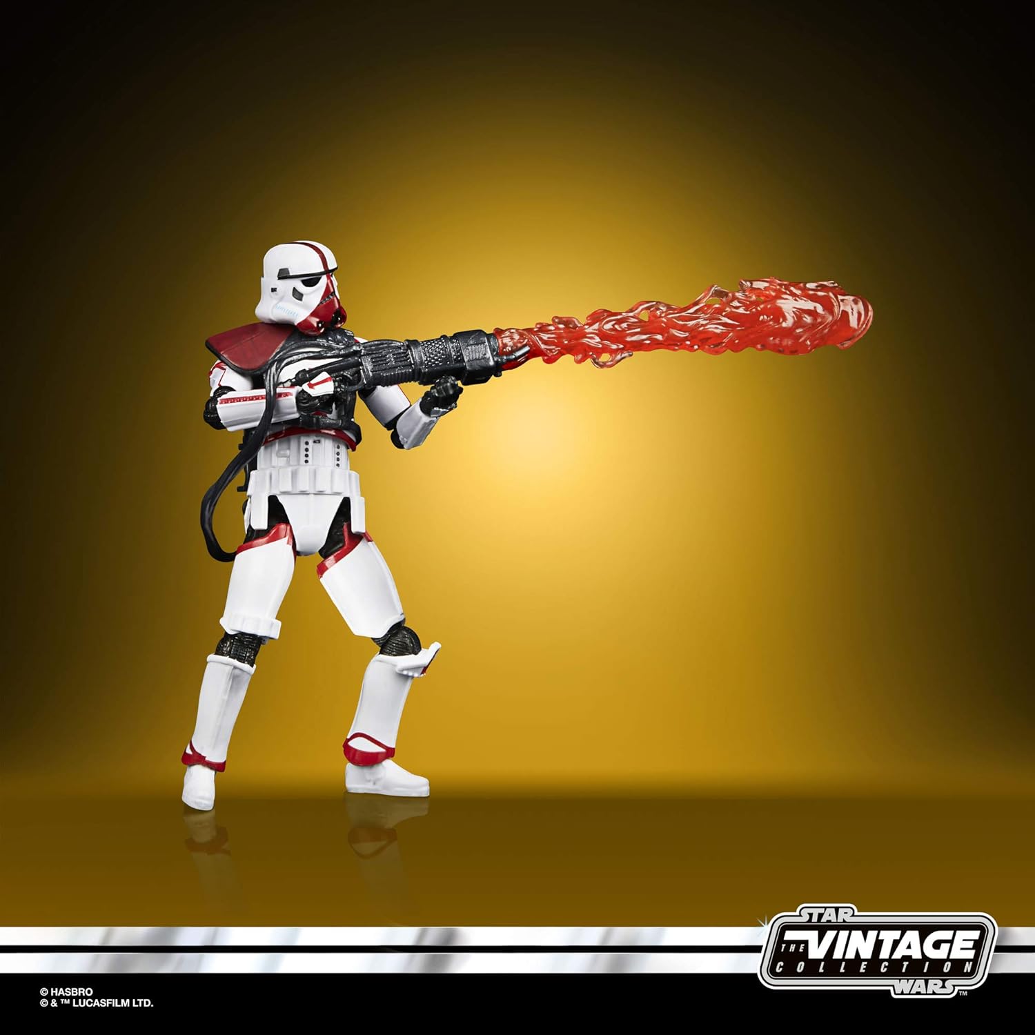 Star Wars Hasbro The Vintage Collection Incinerator Trooper, figura de acción The Mandalorian de 3.7 in de alto, juguete para niños a partir de 4
