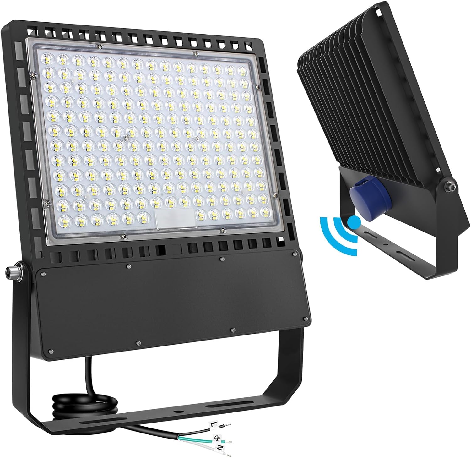STASUN 400w 60000LM Dusk to Dawn – Luces LED de inundación para estadio – Fotélula, luces de seguridad de grado profesional, eficiencia energética,