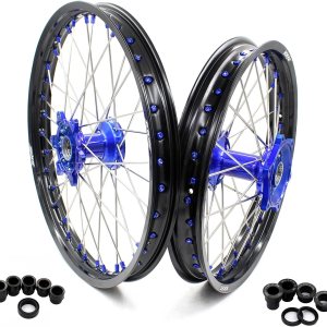 KKE Llantas 21-19 MX Cast Ruedas para Yamaha Cast YZ125YZ250 99-24 YZ250FYZ450F 03-24 MX Ruedas Bujes pintados KKE Llantas 21-19 MX Cast Ruedas para Yamaha Cast YZ125YZ250 99-24 YZ250FYZ450F 03-24 MX Ruedas Bujes pintados