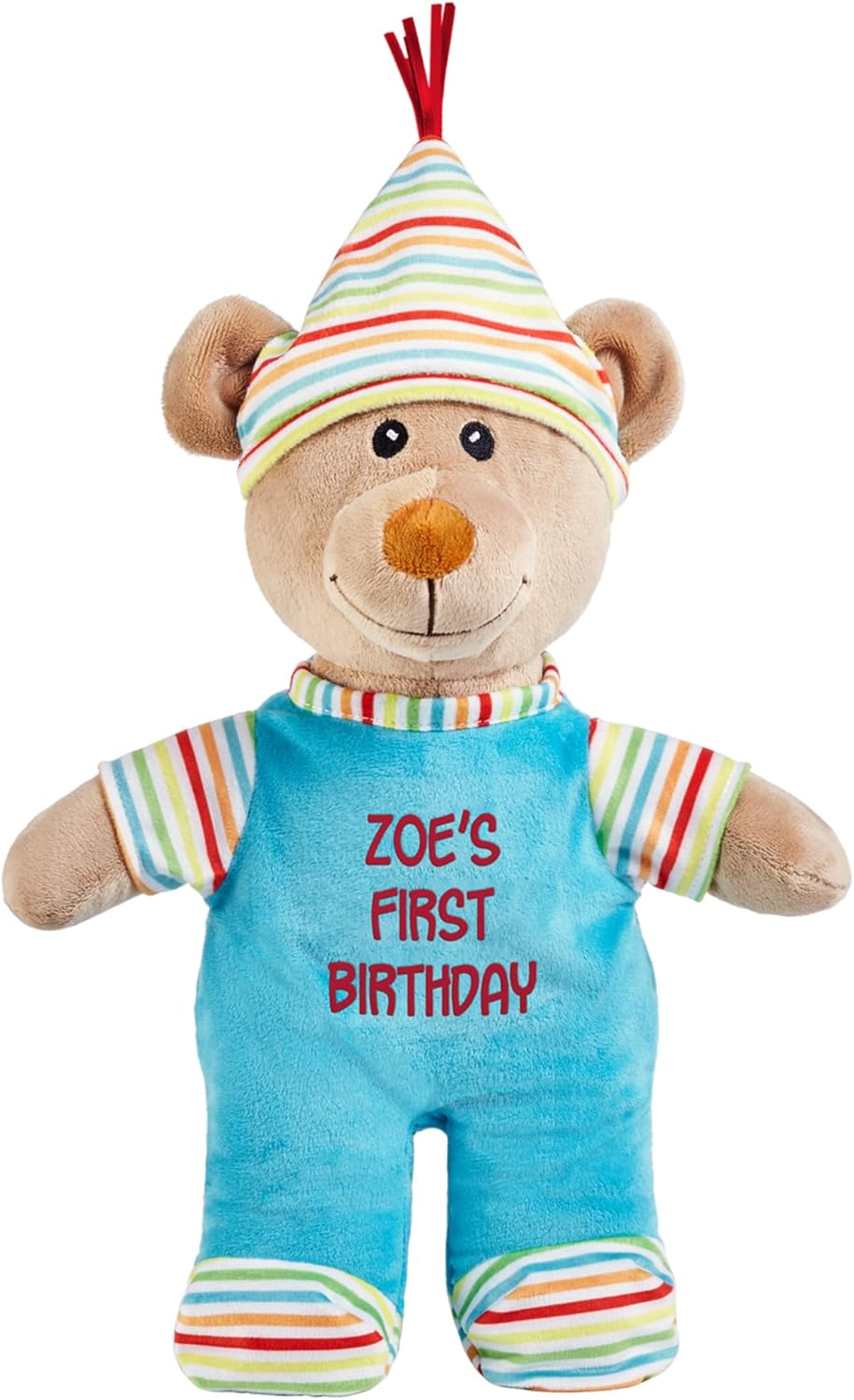 Let’s Make Memories Oso de peluche personalizado de feliz cumpleaños – Animal de peluche