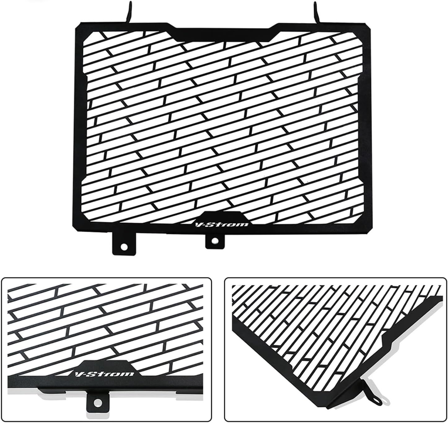 HRTLSS Para Suzuki V-Strom 650 650XT 650 XT 2017-2021 VSTROM DL650 Motocicleta CNC Protector de parrilla Protector de parrilla Protección de