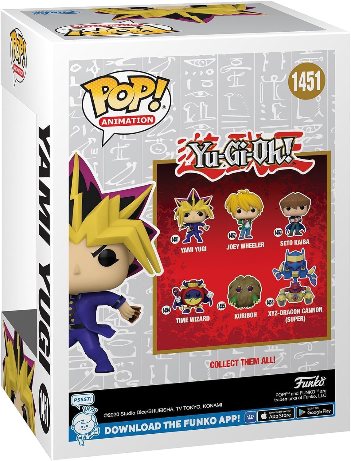 POP Yu-Gi-Oh! – Figura de vinilo Funko de Yami Yugi (Demon Kingdom) (paquete con funda protectora de caja compatible), multicolor, 3.75 pulgadas