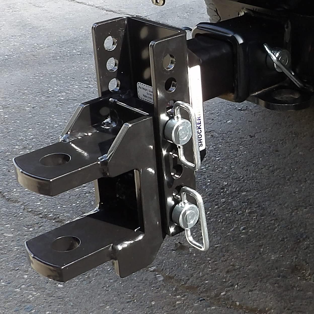 Shocker XR – Soporte de bola con orificio de 1-14 pulgadas, se adapta a enganche de 2-12 pulgadas