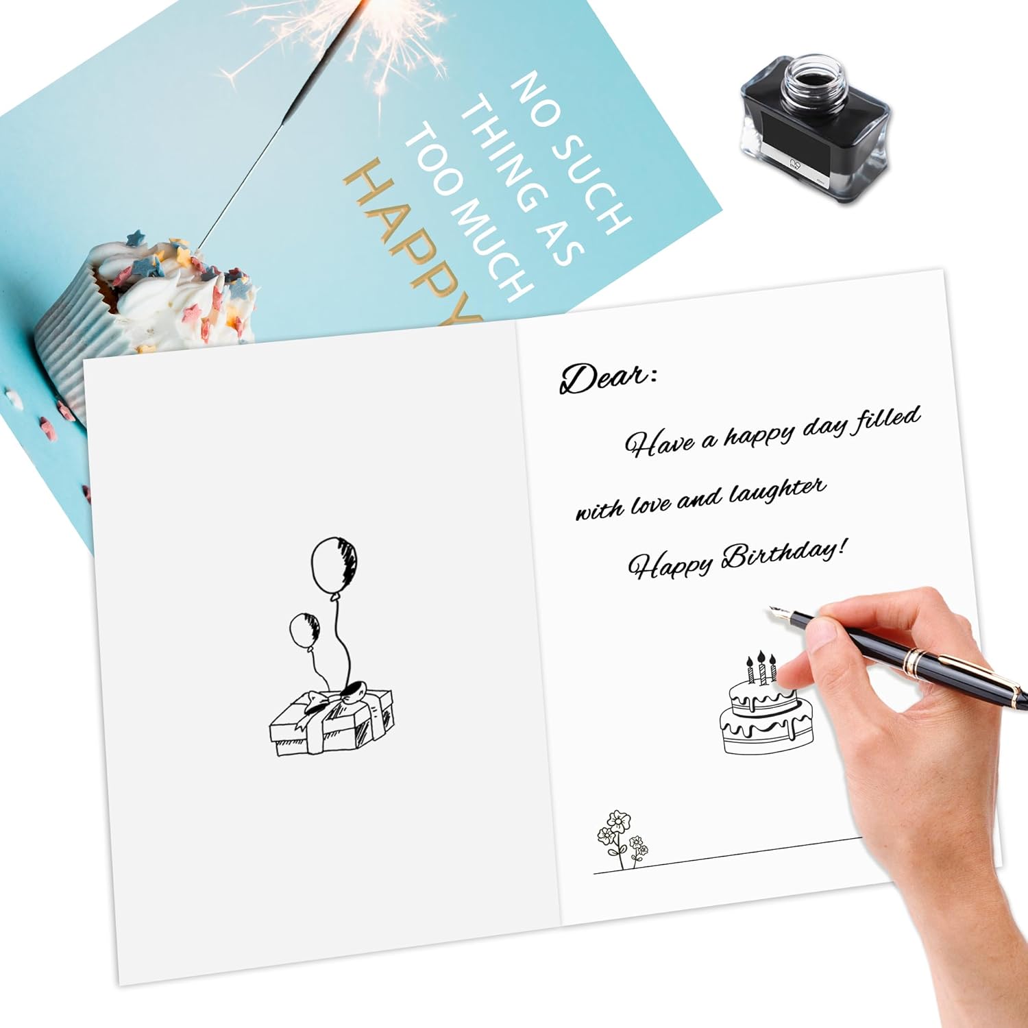 Divertidas tarjetas de cumpleaños para hombres y mujeres, tarjetas de cumpleaños humorísticas para él y ella, bonitas tarjetas de regalo de