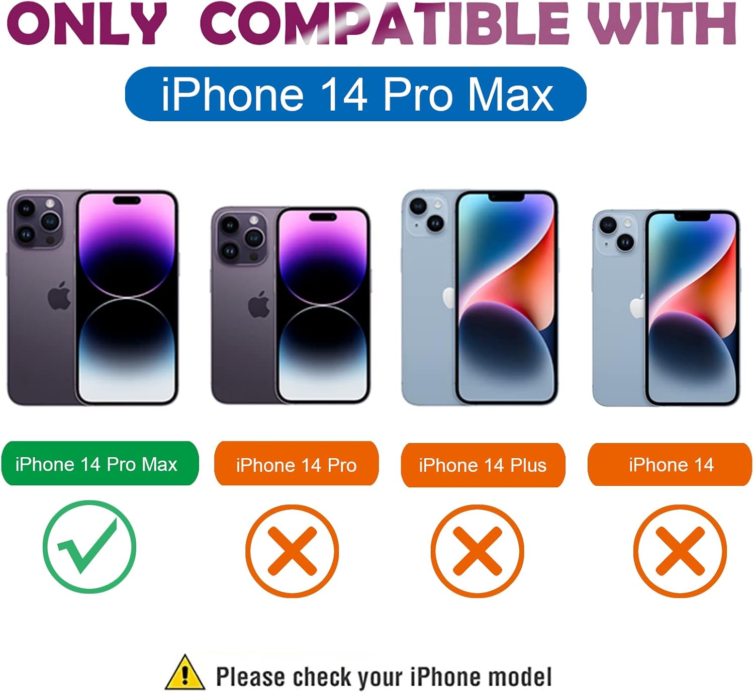 MGQILING Funda magnética compatible con iPhone 14 Pro Max, funda de lujo giratoria de 360 color degradado, soporte oculto, compatible con MagSafe