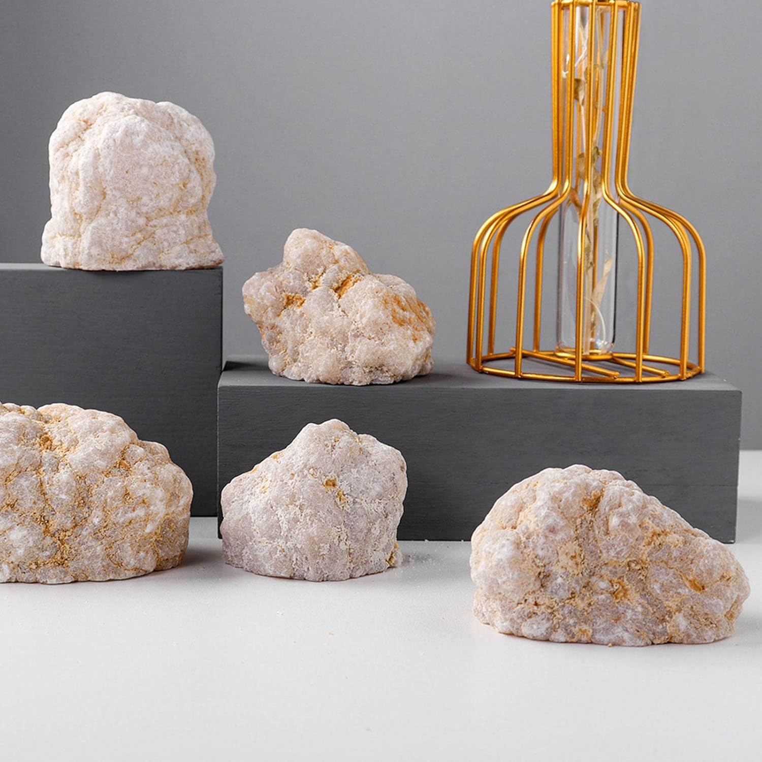 Rebanada de geoda de ágata natural, racimo de cuarzo, puntos de cristal, minerales, espécimen, racimo de cuarzo de cristal de alta energíaDruzy