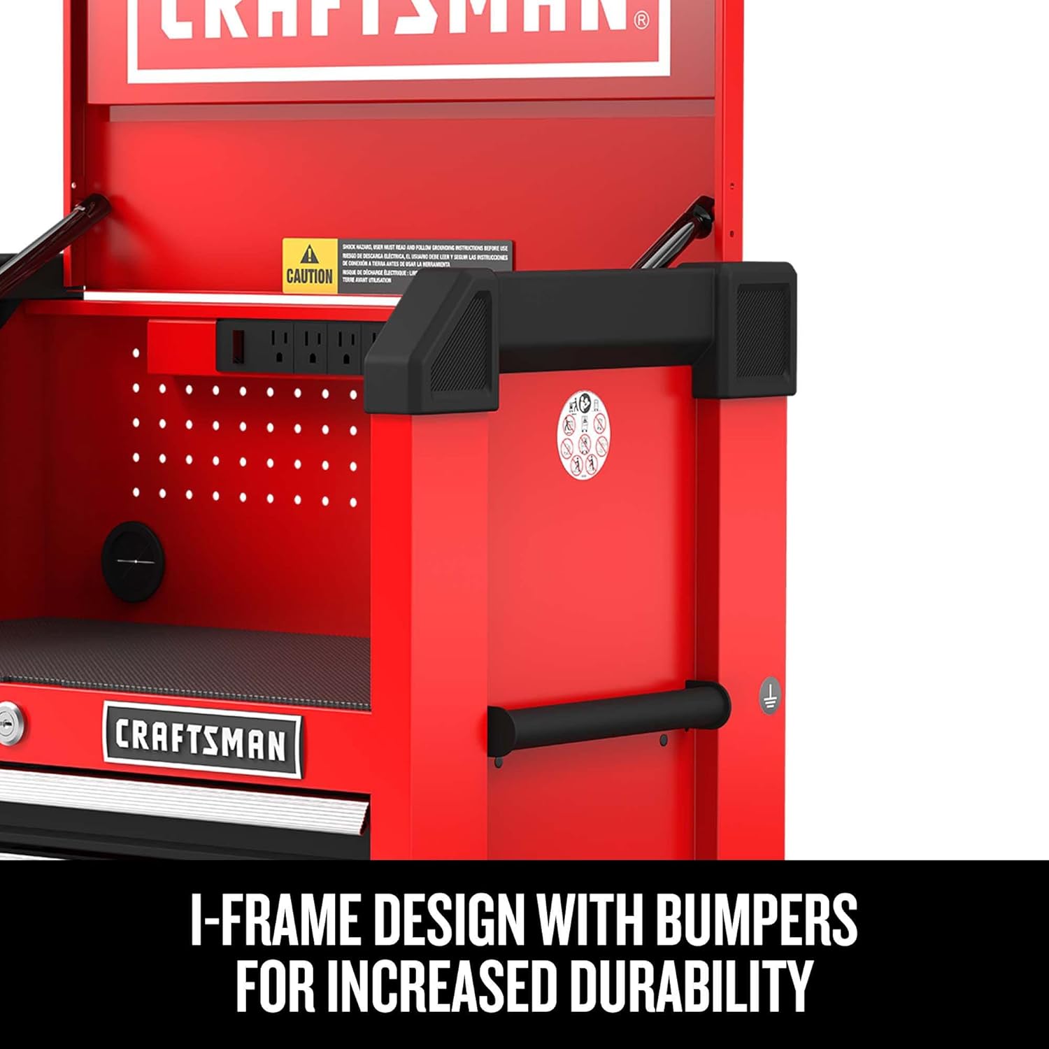 CRAFTSMAN S2000 – Cofre de 4 cajones de 26 pulgadas con luz y división (CMST32642RB)