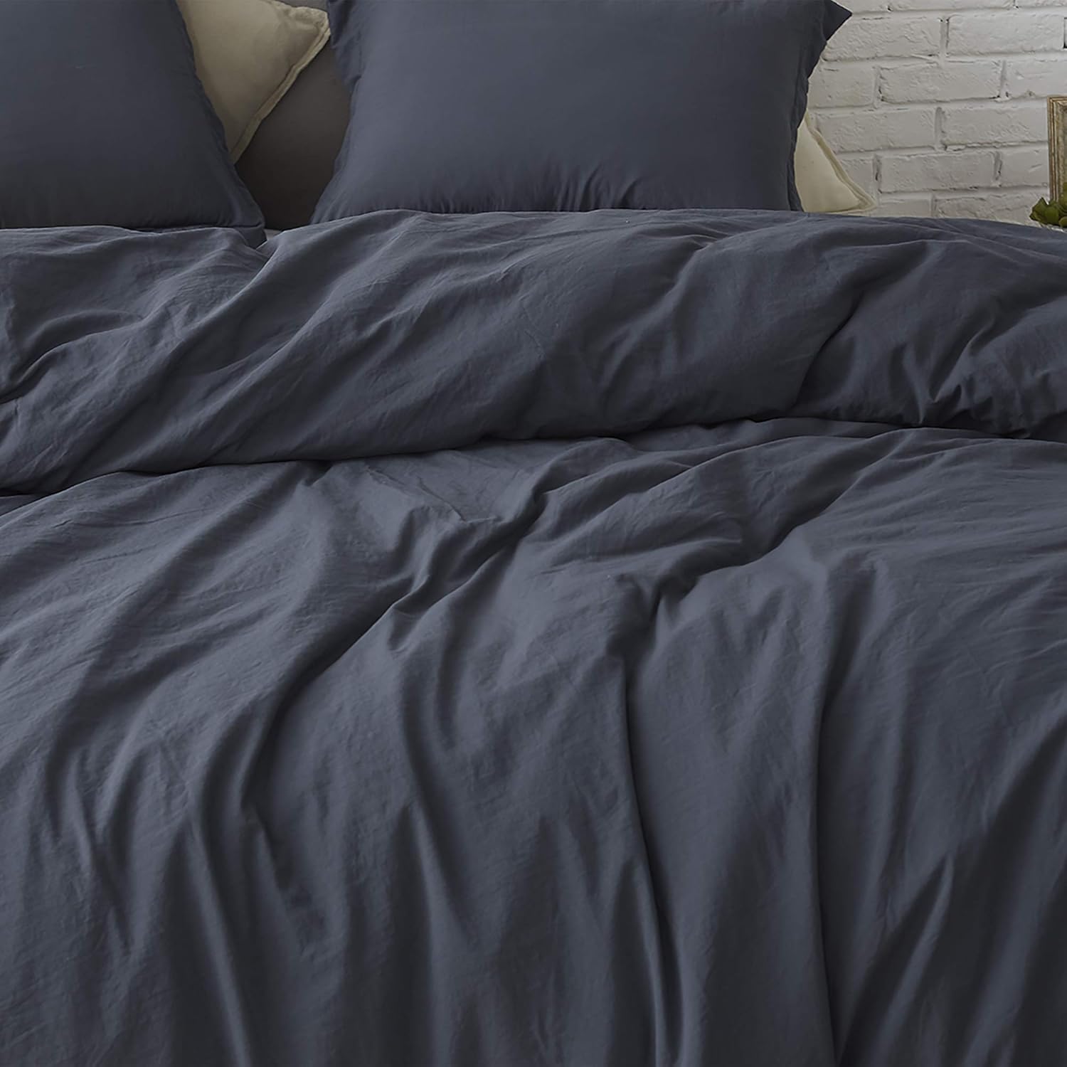 Funda nórdica – Natural Loft Queen – Negro descolorido